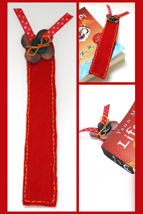 How To Make a Felt Bookmark