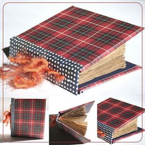 Hardbound Journal From Packaging Material