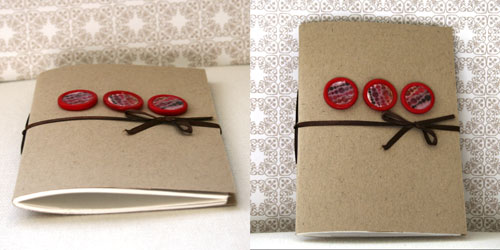 Notebook With Ribbon Binding