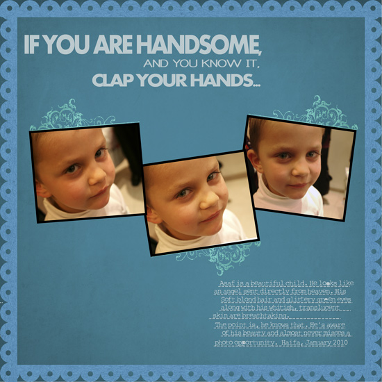 If You Are Handsome And You Know It Clap Your Hand