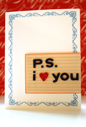 Hybrid I Love You Card