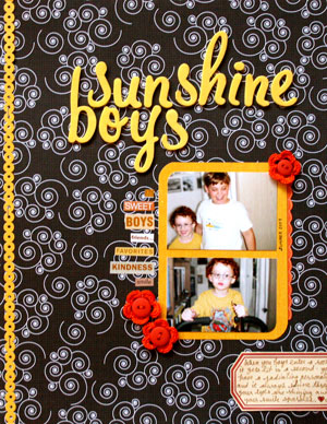 Sunshine Boys Layout