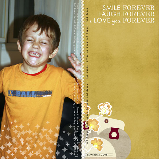 Smile Forever Layout