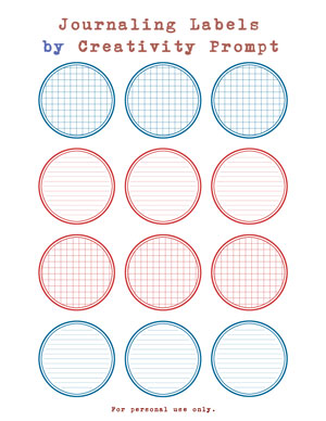 Free Journaling Labels