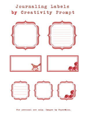 Free Journaling Labels