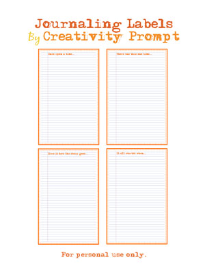 Free Journaling Labels