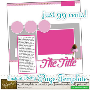 Instant Pretty Page template