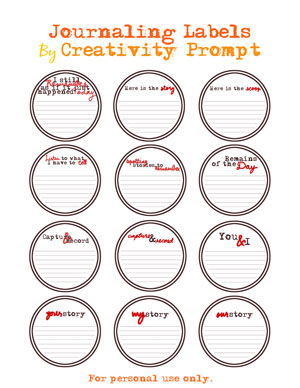 Free Journaling Labels