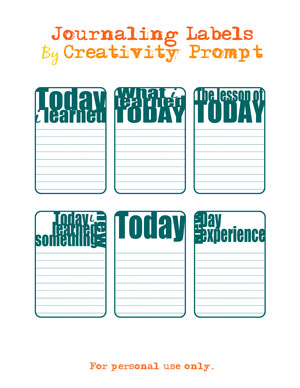 Free journaling tags 