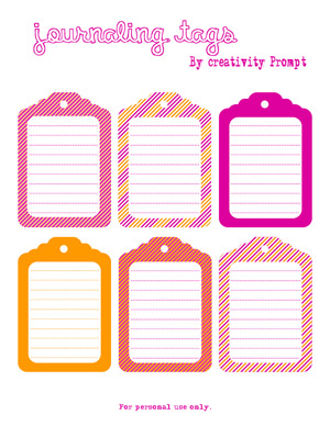 Free Journaling Labels