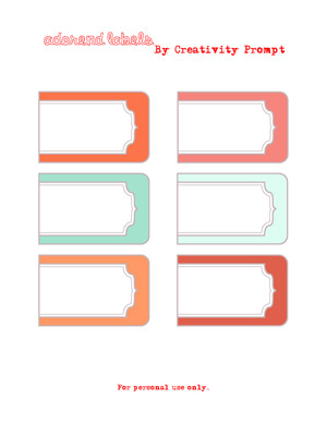 Free Journaling Labels