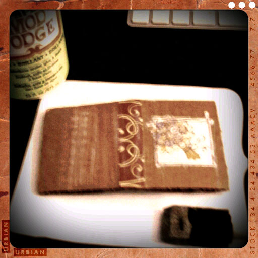 stitched notebook