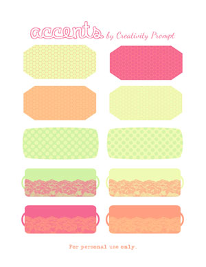 Free printable accents