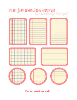 Free Journaling Labels