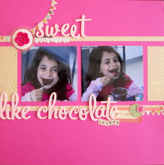 Sweet Like Chocolate Spread Layout