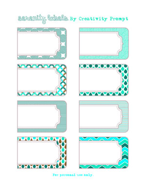 Free Journaling Labels