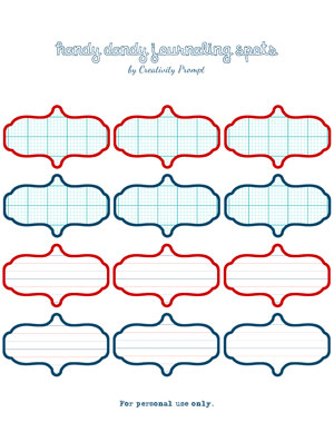 Free Journaling Labels