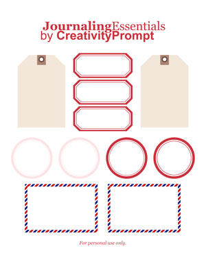 Free Journaling Labels