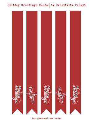Free holiday printables