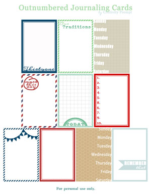 Free Journaling Labels