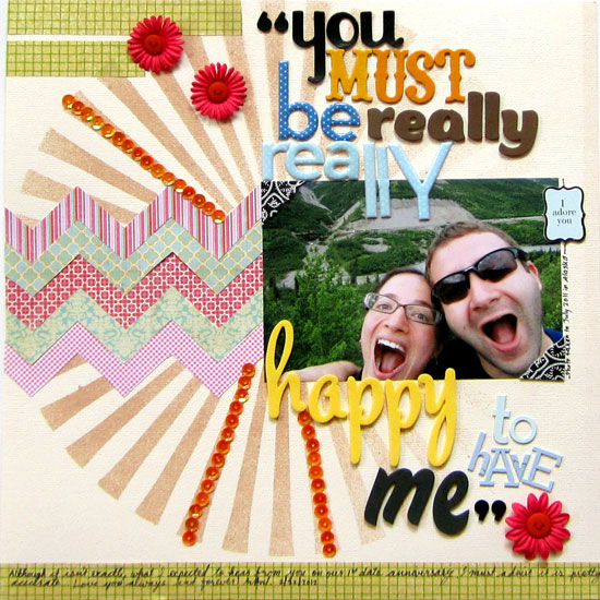 scrapbook layout