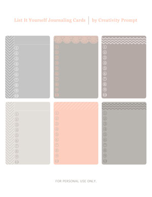 Free Journaling Labels