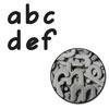 Chipboard Alphabet Maya Road DEBORAH MINI CHIPBOARD Alphabet