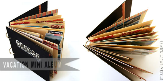 Travel Mini Album by Creativity Prompt Vacation Mini Album