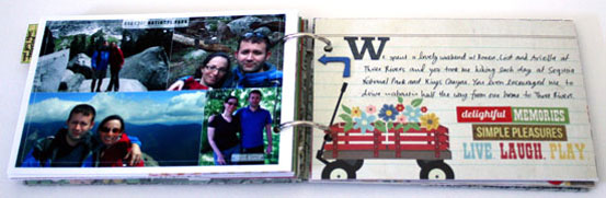 by Creativity Prompt Mini Album Spread by Creativity Prompt