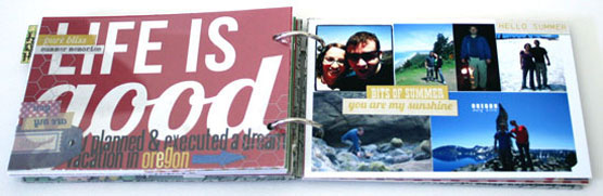 by Creativity Prompt Mini Album Spread by Creativity Prompt