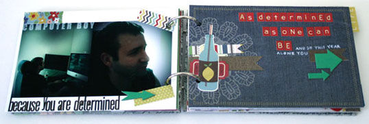 by Creativity Prompt Mini Album Spread by Creativity Prompt